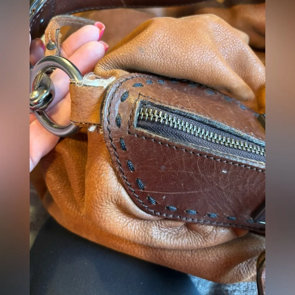 BIASIA Italian Leather Hobo Bag